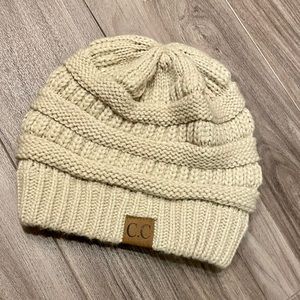 C.C Cable Knit Beanie